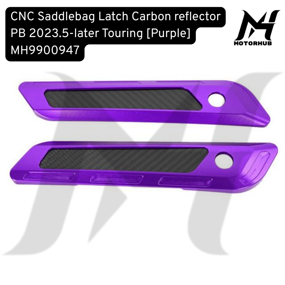 CNC Saddlebag Latch Carbon reflector PB 2023.5-later Touring [Purple] MH9900947