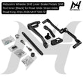 Rebusinni Wheelie Shift Lever Brake Pedals Shift Rod Inner [Black] for Road Glide Street Glide Road King 2014-2026 MH7700372