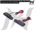 Mini LED Turn Signals Indicators Blinker Light Amber E-Mark Brake Clutch MH990090