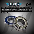 WHEEL BEARING KIT RODA HARLEY DEPAN BELAKANG 1 INCH / 25 MM FOR FOR HARLEY DYNA 2008 - 2017 SOFTAIL TOURING 2008 - 2022 SPORTSTER 2014 - 2020 0215-0962 OEM 9252A 9276A 9276B