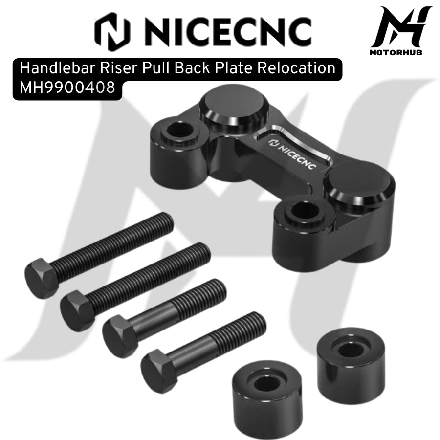 Nice CNC Pull Back Plate Road Glide Harley Davidson Handlebar Riser Relocation MH9900408