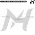 1-1/8 Silver Handle Bar Club Style Moto BG100845