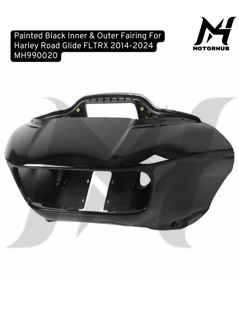Fairing Road Glide Painted Black Inner & Outer Fairing For Harley Road Glide FLTRX 2014-2024 MH990020