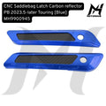 CNC Saddlebag Latch Carbon reflector PB 2023.5-later Touring [Blue] MH9900945