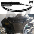Motorcycle LED Windshield Trim Flow Turn Singal in Amber White DRL for Harley Touring 2014-2024 MH9900510