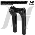 10 Inch MX Tall Handlebar Risers Clamp Pullback Black For Harley Touring Sportster XL XR Dyna Softail Electra Glide Fatboy FXDB MH9900106