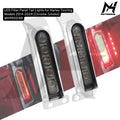 LED Filler Panel Tail Lights for Harley Touring Models 2014-2024 [Chrome-Smoke] Stop Lamp Harley Road Glide Street Glide Electra Ultra Classic Road King MH9900188