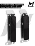 LED Lights Fender Saddlebag Side Turn Signal Touring 2014+ [Chrome Housing Smoke Lens] MH9900649