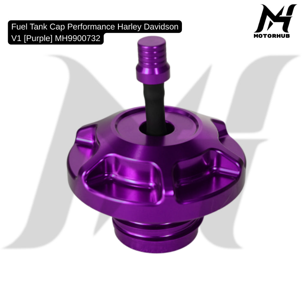 Universal  Fuel Tank Cap Performance Harley Davidson V1 [Purple] MH9900732