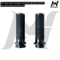 MH Style Silicone Rubber Grips with CNC Alloy Throttle By Cable [Black] MH9901076