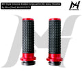 MH Style Silicone Rubber Grips with CNC Alloy Throttle By Wire [Red] MH9901079