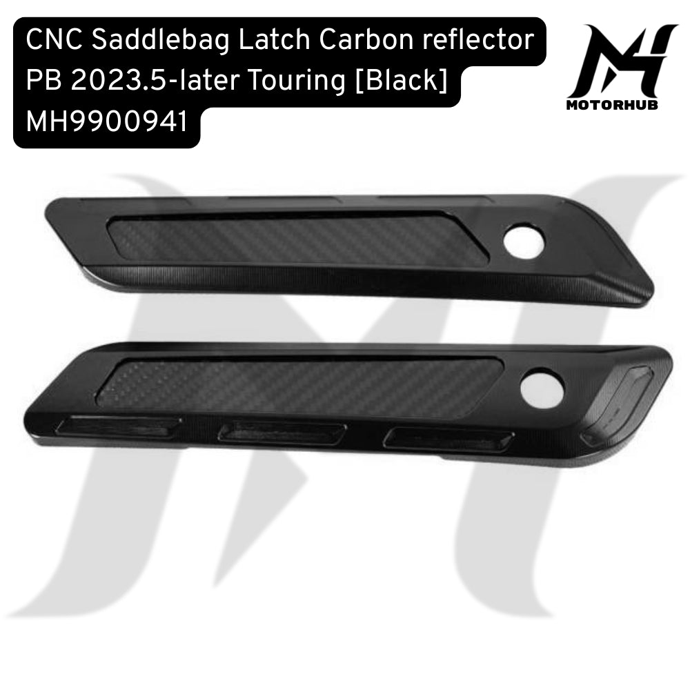 CNC Saddlebag Latch Carbon reflector PB 2023.5-later Touring [Black] MH9900941