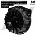 CNC Air Cleaner Grey Intake System Kit Fit Harley Dyna 2000-2017 Softail 2000-2015 Touring 2000-2007 MH9900179