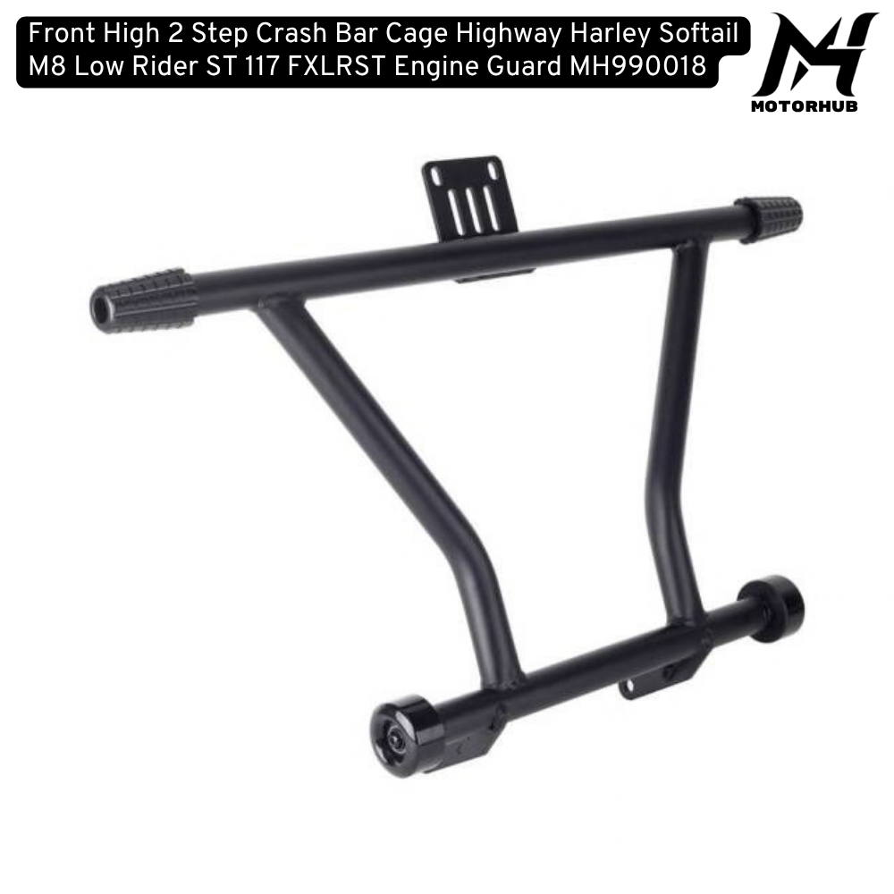 Front High 2 Step Crash Bar Cage Highway Harley Softail M8 Low Rider ST 117 FXLRST Engine Guard MH990018
