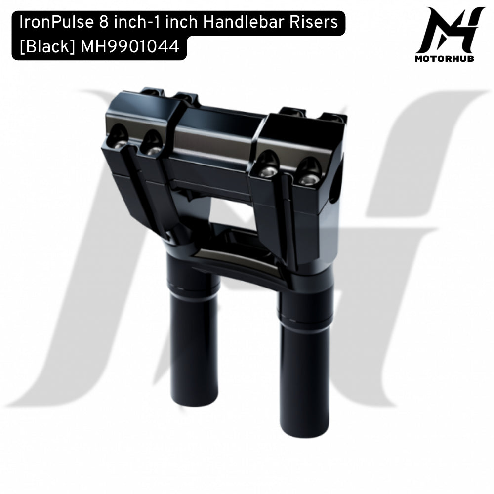 IronPulse 8 inch-1 inch Handlebar Risers [Black] Riser 8 inch MH9901044