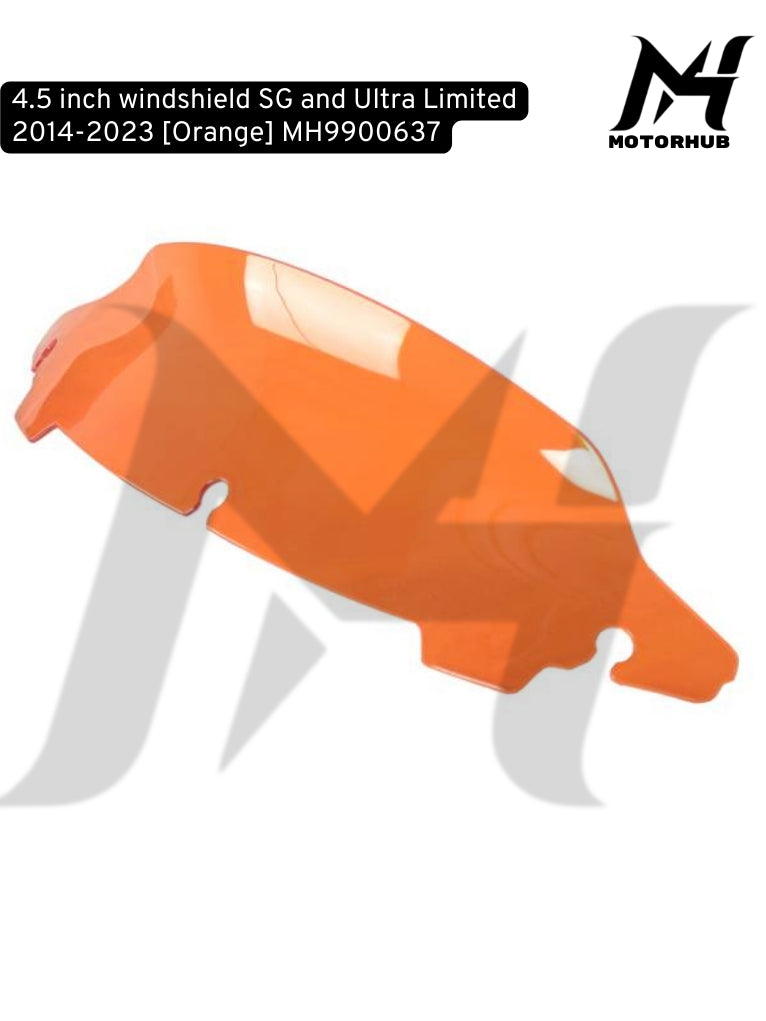 4.5 inch windshield Street Glide Electra Ultra Limited 2014-2023 [Orange] MH9900637
