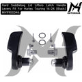 Hard Saddlebag Lid Lifters Latch Handle Levers Fit For Harley Touring 14-24 [Black] MH9900346