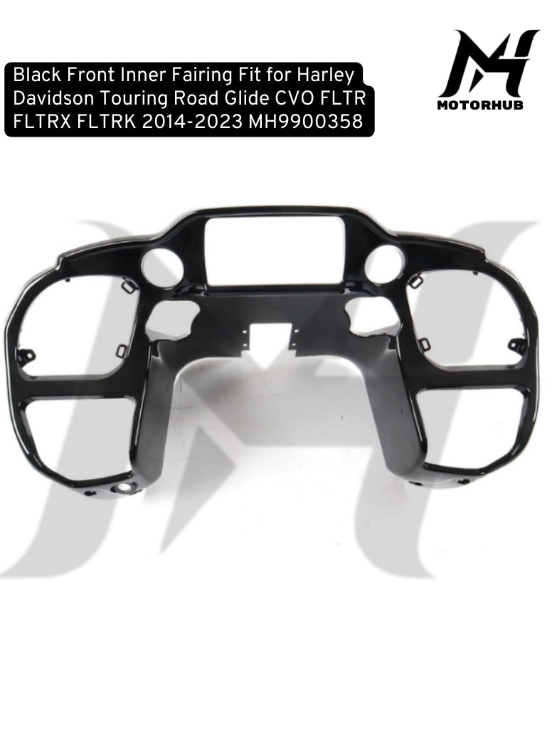 Inner Fairing Road Glide Black Front Inner Fairing Fit for Harley Davidson Touring Road Glide CVO FLTR FLTRX FLTRK 2014-2023 MH9900358