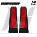 LED Filler Panel Lights fit Harley Touring 2015-2023 [Black-Red] Stop Lamp Road Glide Street Glide Road King MH9900190