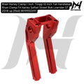 Riser Harley Clamp 1 Inch  Tinggi 10 Inch Tall Handlebar Riser Clamp Fit Harley Softail Street Bob Lowrider ST 2018-up [Red] MH9900491