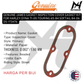 GENUINE JAMES GASKET INSPECTION COVER GASKET KIT FOR HARLEY DYNA 71-05 TOURING 65-84 SOFTAIL 84-06 DS-173476 OEM 6056790