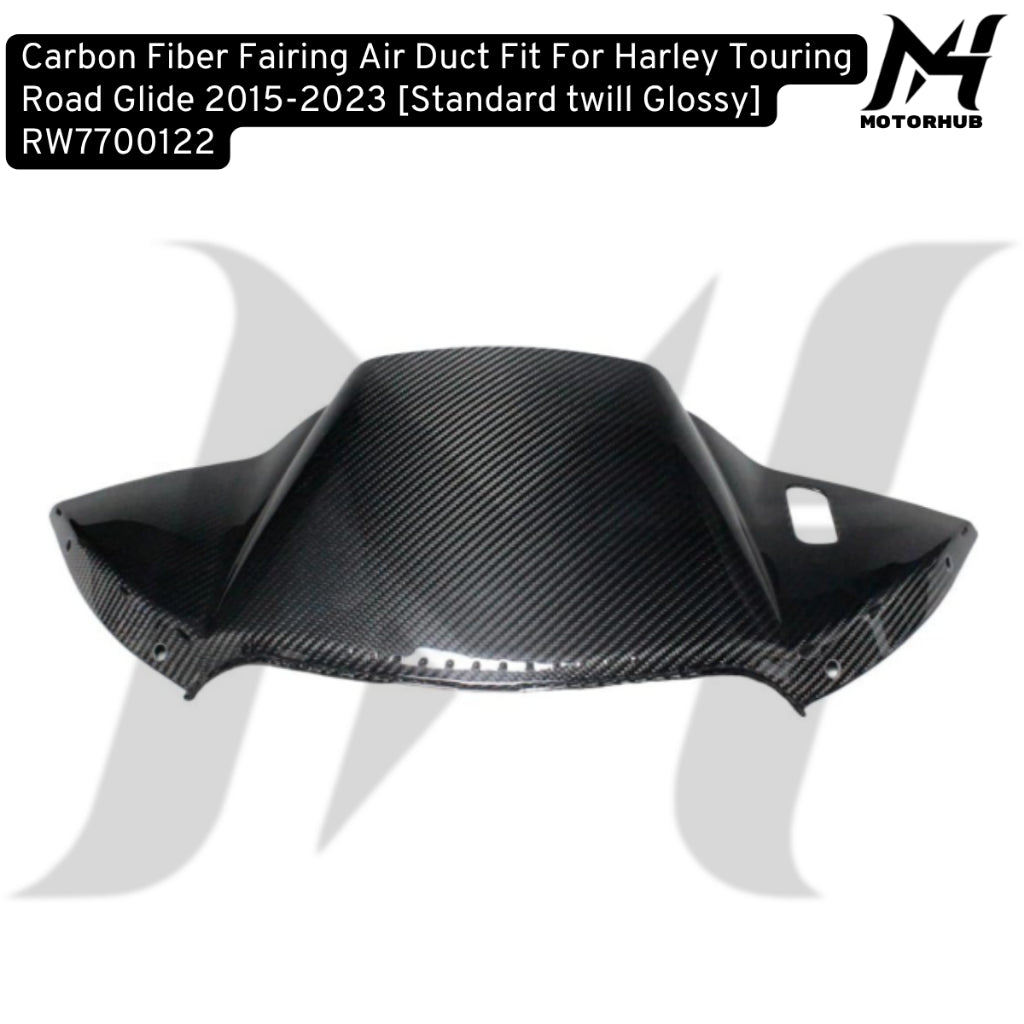 Carbon Fiber Fairing Air Duct Fit For Harley Touring Road Glide 2015-2023 [Standard twill Glossy] RW7700122