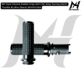 MH Style Silicone Rubber Grips with CNC Alloy Touring 2023+ Throttle By Wire [Black] MH9901084