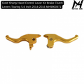 Gold Shorty Hand Control Lever Kit Brake Clutch Levers Touring 5.6 Inch 2014-2016 MH9900971