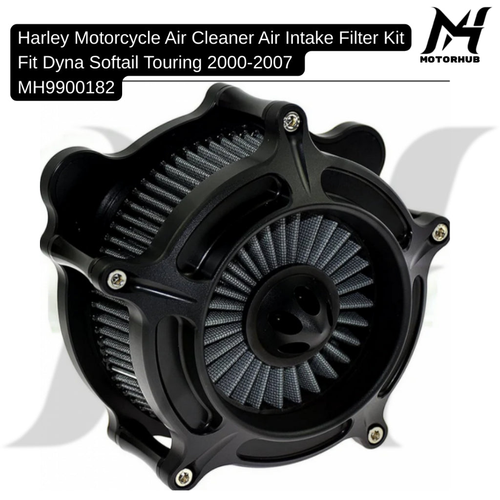 Harley Motorcycle Air Cleaner Air Intake Filter Kit Fit Dyna 2000-2017 Softail 2000-2015 Touring 2000-2007 MH9900182