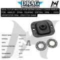 SEAL TUTUP MASTER REM DEPAN GASKET COVER HARLEY FOR HARLEY DYNA TOURING SOFTAIL 1996 - 2005 SPORTSTER 1996 - 2003 1731-0468 OEM: 45005-05 45005-96A 45005-96B 45005-96C 45042-96