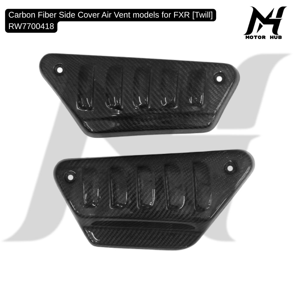 Carbon Fiber Side Cover Air Vent models for FXR [Twill] RW7700418
