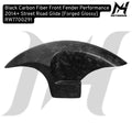 Black Carbon Fiber Front Fender Performance 2014+ Street Road Glide [Forged Glossy] RW7700291