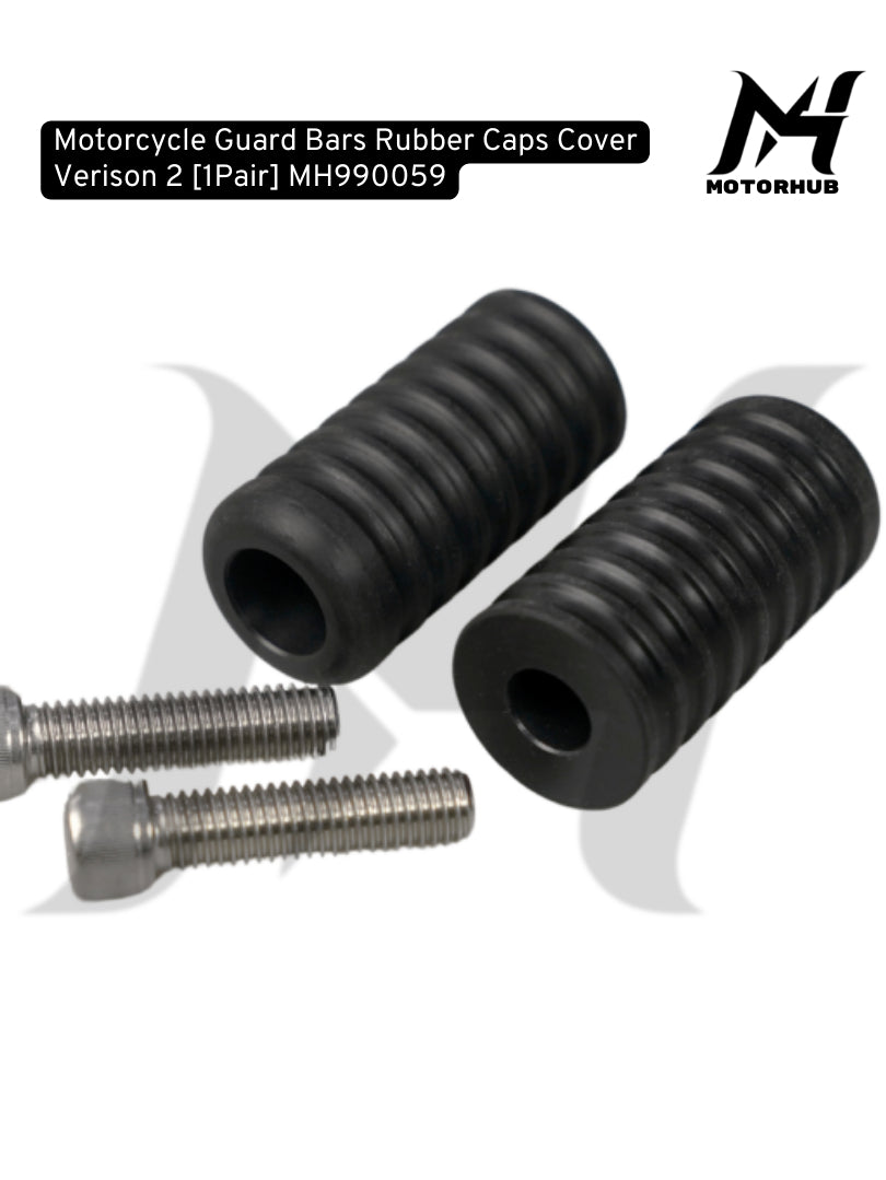 Crash Bar Rubber Motorcycle Guard Bars Rubber Caps Cover Verison 2 [1Pair] MH990059