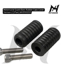 Crash Bar Rubber Motorcycle Guard Bars Rubber Caps Cover Verison 2 [1Pair] MH990059