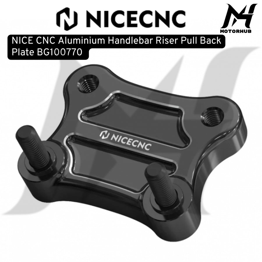 NICE CNC Aluminium Handlebar Riser Pull Back Plate Harley Davidson BG100770
