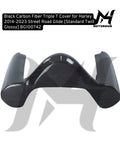 Black Carbon Fiber Triple T Cover for Harley 2014-2023 Street Road Glide [Standard Twill Glossy] BG100742