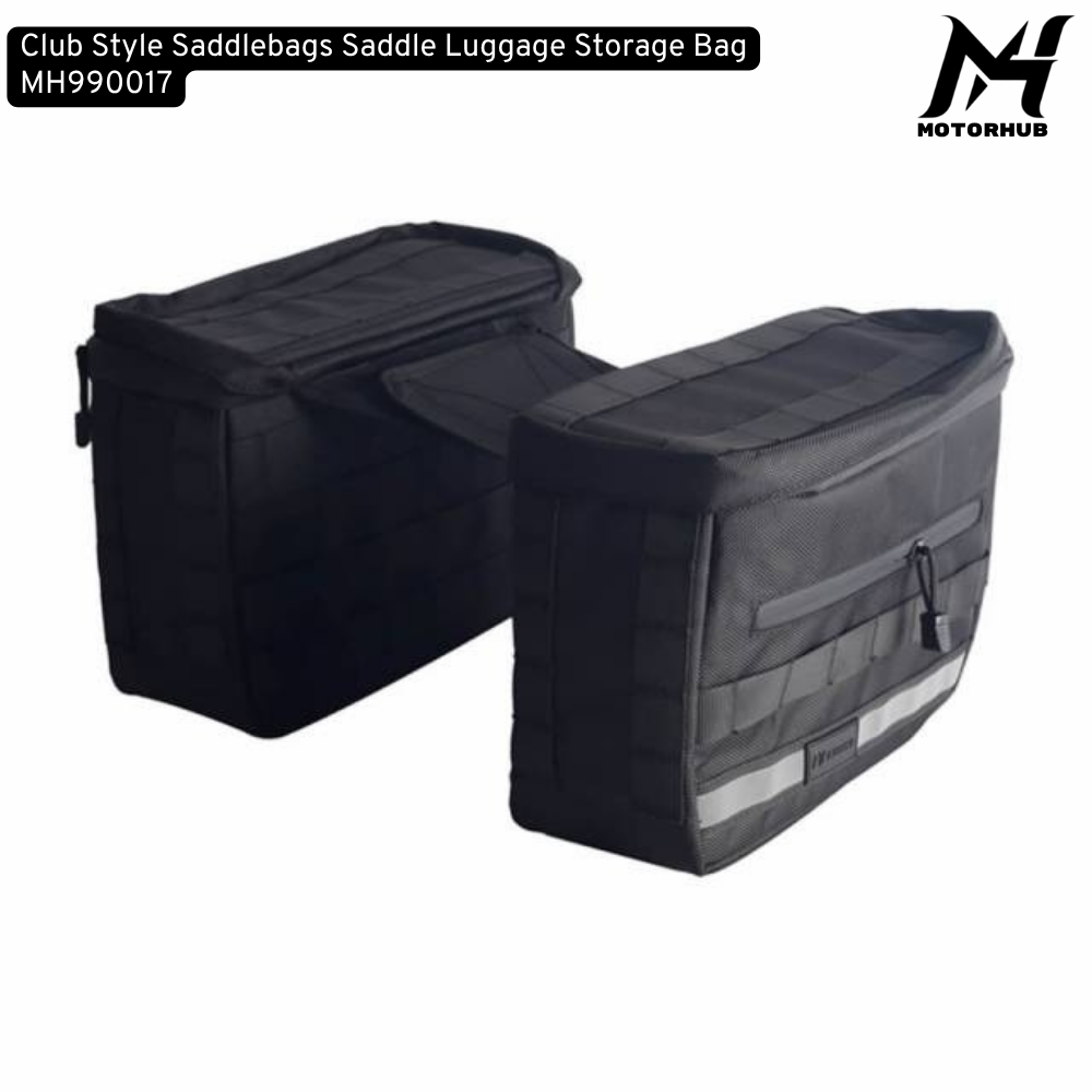 Club Style Saddlebags Saddle Luggage Storage Bag MH990017