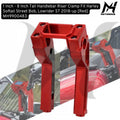 1 Inch - 8 Inch Tall Handlebar Riser Clamp Fit Harley Softail Street Bob, Lowrider ST 2018+ [Red] MH9900483