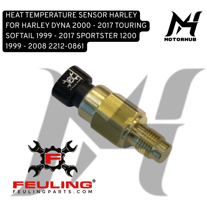 HEAT TEMPERATURE SENSOR HARLEY FOR HARLEY DYNA 2000 - 2017 TOURING SOFTAIL 1999 - 2017 SPORTSTER 1200 1999 - 2008 2212-0861 OEM 32446-99 KODE 9962