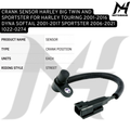 SMP CRANK SENSOR HARLEY BIG TWIN AND SPORTSTER FOR HARLEY TOURING 2001-2016 DYNA SOFTAIL 2001-2017 SPORTSTER 2006-2021 1022-0274 OEM 32707-01C KODE MCCPS1