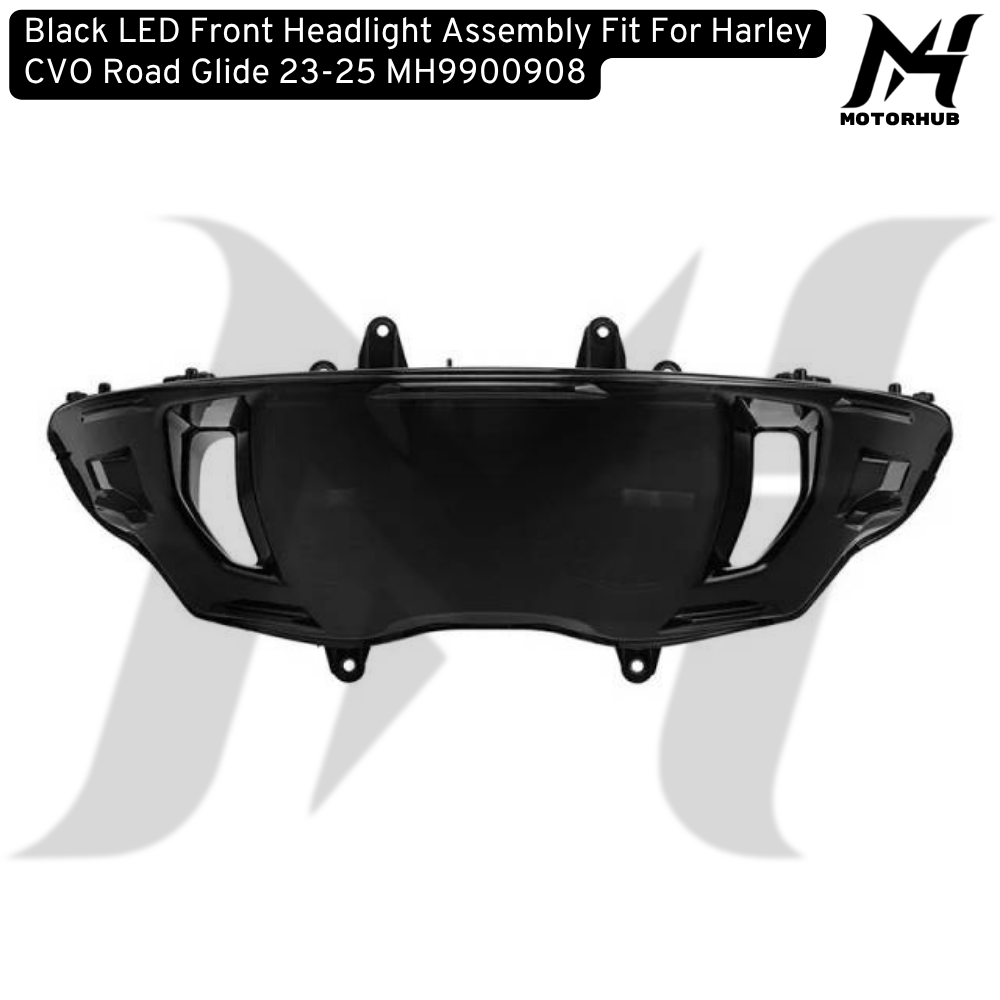 Black LED Front Headlight Assembly Fit For Harley CVO Road Glide 23-25 MH9900908