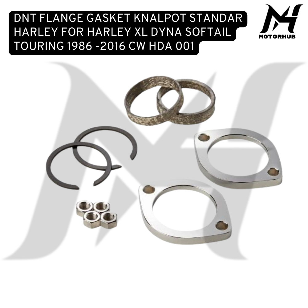 DNT FLANGE GASKET KNALPOT STANDAR HARLEY FOR HARLEY XL DYNA SOFTAIL TOURING CW HDA 001