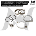 DNT FLANGE GASKET KNALPOT STANDAR HARLEY FOR HARLEY XL DYNA SOFTAIL TOURING CW HDA 001