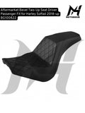 Aftermarket Bevel Two-Up Seat Driver Passenger Fit for Harley Softail 2018-up Jok Softail M8 BG100822