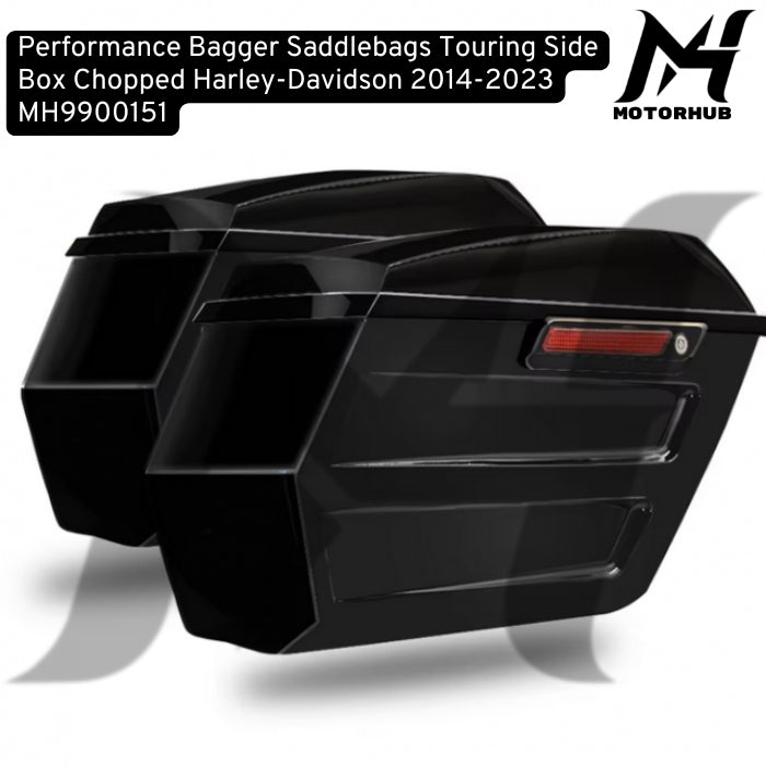 Saddlebags Performance Bagger Saddlebags Touring Side Box Chopped Harley-Davidson 2014-2023   MH9900151