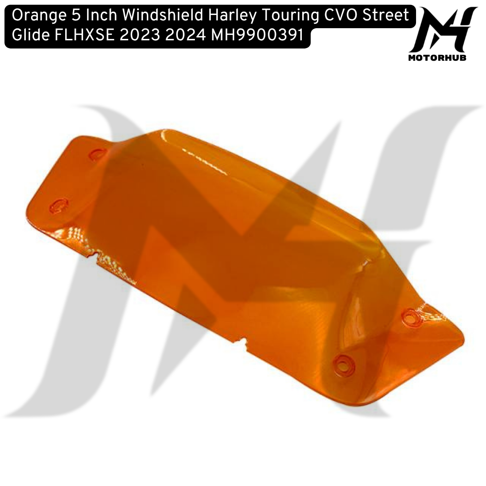 Orange 5 Inch Windshield Harley Touring CVO Street Glide FLHXSE 2023 2024 MH9900391