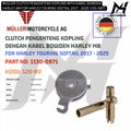 MULLER CLUTCH PENGENTENG KOPLING DENGAN KABEL BOWDEN HARLEY M8 FOR HARLEY TOURING SOFTAIL 2017 - 2025 1130-0871 KODE 120-80