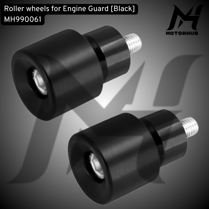 Roller wheels for Engine Guard [Black] MH990061/CW PBW 002 BK
