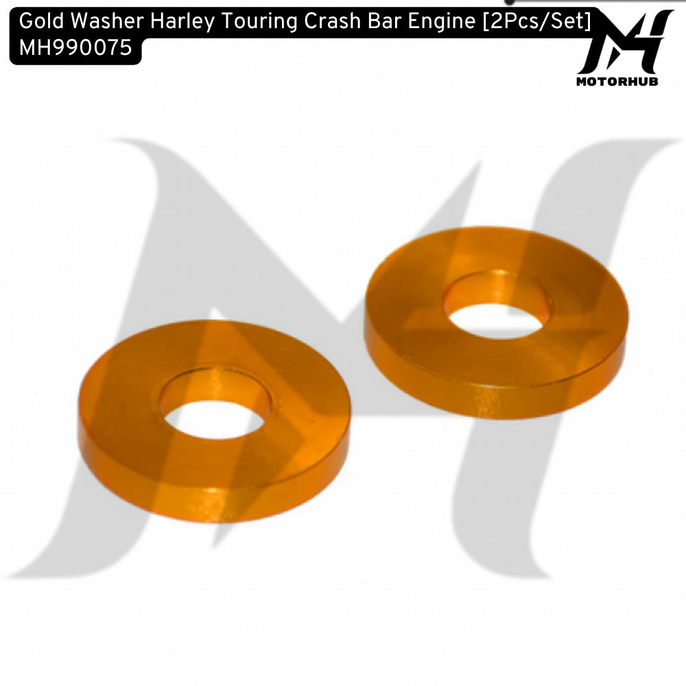 Gold Washer Harley Touring Crash Bar Engine [2Pcs/Set] MH990075