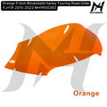 Orange 9 Inch Windshield Harley Touring Road Glide FLHTR 2015-2023 MH9900383